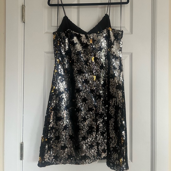 Sam Edelman Reversible Sequin Star Mini Dress - Picture 5 of 5